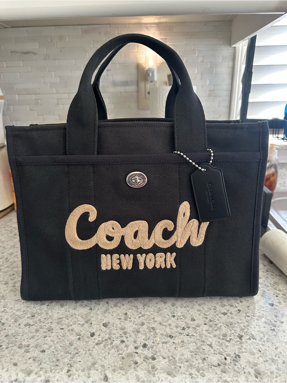 🔥Coach Cargo Canvas & Leather Tote Bag - Picture 6 of 6